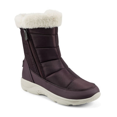 Easy Spirit Womens Vexpo Water Resistant Flat Heel Winter Boots JCPenney