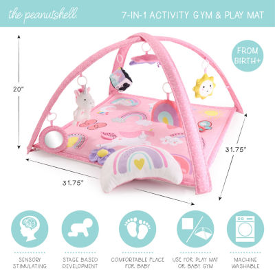 The Peanutshell Rainbow Paradise Baby Activity Center