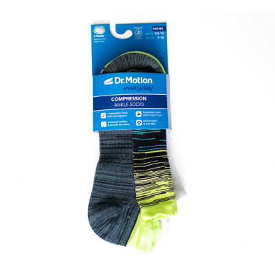 Dr.Motion Mens Multi-Pack 2 Pair Low Cut Socks