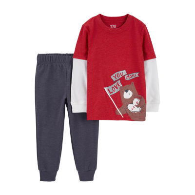 Carter's Valentines Day Toddler Boys 2-pc. Pant Set