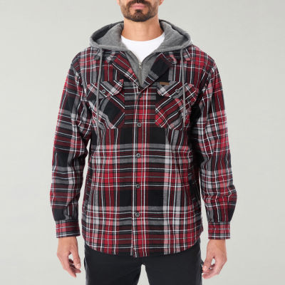 Mens Hooded Flannel Xlt Flannel Jacket Smiths Workwear Sherpa