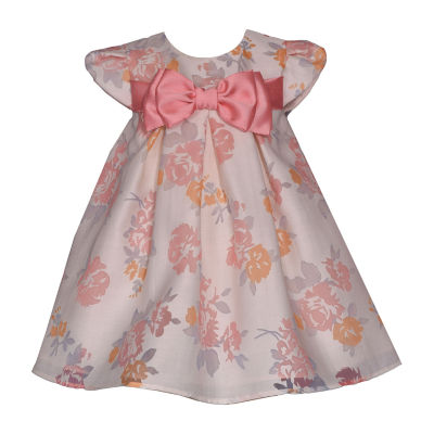 Bonnie Jean Baby Girls Short Sleeve Cap Sleeve Flower Girl A-Line Dress