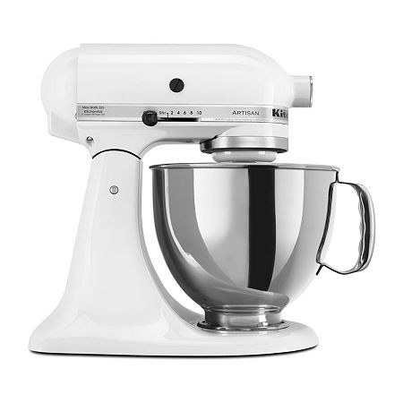 KitchenAid Artisan Series 5qt Tilt-Back Head Stand Mixer, One Size, White