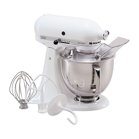 KitchenAid Artisan Series 5qt Tilt-Back Head Stand Mixer, One Size, White