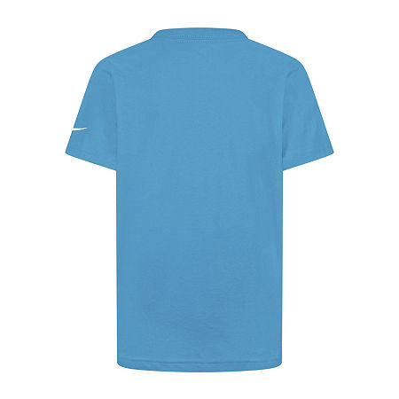 Nike 3BRAND By Russell Wilson Big Boys Crew Neck Short Sleeve Graphic T-Shirt, X-large, Blue