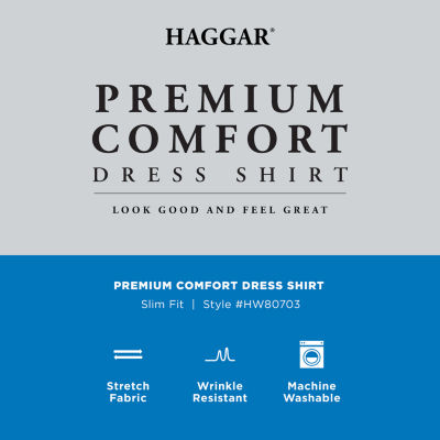 Haggar� Men's  Premium Comfort Slim Fit Dress Shirt