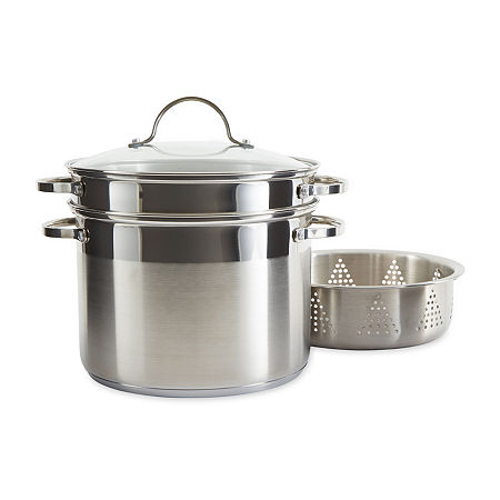 Design Imports Stainless Steel 8-qt. Double Boiler, One Size, Green