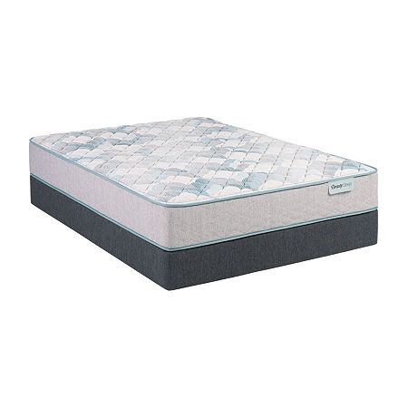 BeautySleep Dream Weaver 12.5 Firm Tight Top - Mattress + Box Spring, Queen, White