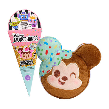 Disney Collection Munchlings Assorted Surprise Collectible 4.5 Scented Plush, One Size