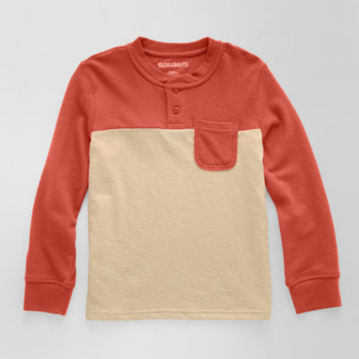 Thereabouts Little & Big Boys Long Sleeve Henley Shirt