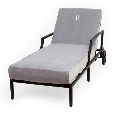 Linum Home Textiles Personalized Chaise Lounge Cover Chair Protector One Size Gray 69$