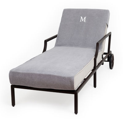 Linum Home Textiles Personalized Chaise Lounge Cover Chair Protector One Size Gray 69$