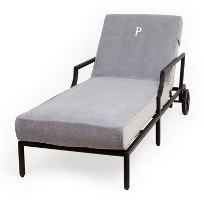 Linum Home Textiles Personalized Chaise Lounge Cover Chair Protector One Size Gray 69$
