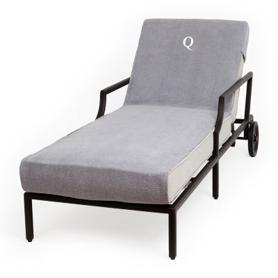 Linum Home Textiles Personalized Chaise Lounge Cover Chair Protector One Size Gray 69$