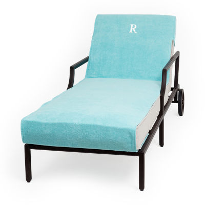 Linum Home Textiles Personalized Chaise Lounge Cover Chair Protector One Size Blue 69$