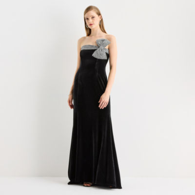 Sam And Jess Velvet Womens Evening Gown