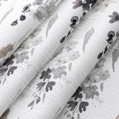 Regal Home Dimensions Leaf Grommet Top Energy Saving Blackout Single Curtain Panel