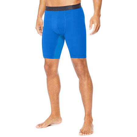 Hanes 9 Inch Mens Workout Shorts, X-large, Blue