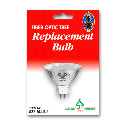 National Tree Co. Fiber Optic 12 Volt 20 Watt Indoor Replacement Lights, One Size, White