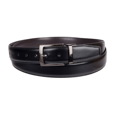 Stafford Feather Edge Mens Reversible Belt, Color Black Brown JCPenney