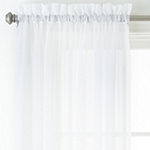 Home Expressions Lisette Sheer Rod Pocket Curtain Panel