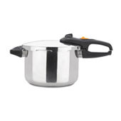 T-Fal Clipso 8qt Stainless Steel Pressure Cooker Black/Gray