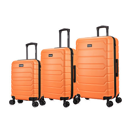 Inusa Trend Hardside Lightweight Luggage, One Size , Orange