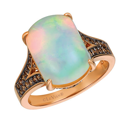 Le Vian Grand Sample Sale Ring featuring Neopolitan Opal Chocolate Diamonds and Vanilla DiamondsÂ set in 14K Strawberry Gold, 7