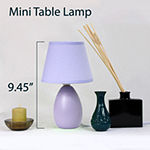 Mini Egg Oval Ceramic Table Lamp