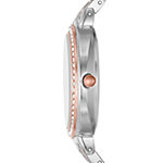 Geneva Ladies Womens Crystal Accent Two Tone Bracelet Watch Fmdjm236