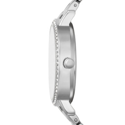 Geneva Ladies Womens Crystal Accent Silver Tone Bracelet Watch Fmdjm239