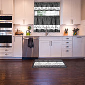 Gloria Kitchen Mat Low Profile Non Slip Skid Resistant Thin Kitchen Runner  Rug (2x5, 2711-Green)