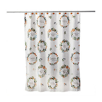 Browns Butterfly's New Details about   Saturday Knight Fabric Shower Curtain Jardin Beige's 