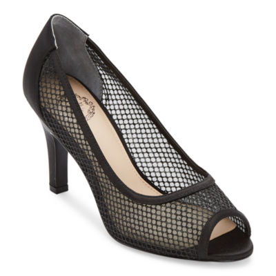 I. Miller Womens Fiza Peep Toe Cone Heel Pumps JCPenney