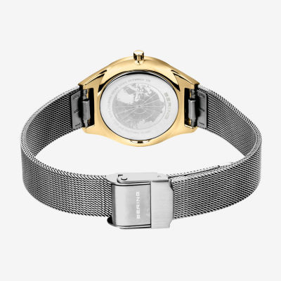 Bering Womens Silver Tone Stainless Steel Bracelet Watch 18729-010
