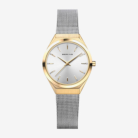 Bering Womens Silver Tone Stainless Steel Bracelet Watch 18729-010, One Size -  25506860018