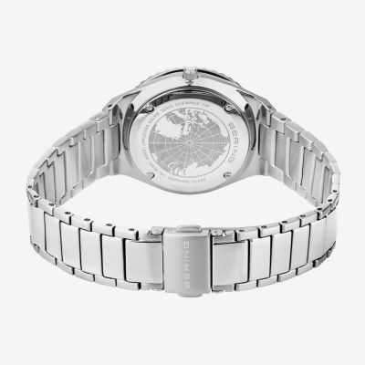 Bering Womens Silver Tone Stainless Steel Bracelet Watch 18936