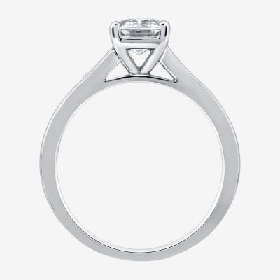 (G-H / Si2-I1) Womens 2 1/2 CT. T.W. Lab Grown White Diamond 10K White Gold Side Stone Bridal Set