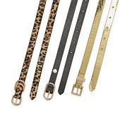 Liz Claiborne Ratchet Womens Reversible Belt | Black | Regular X-Large | Belts + Suspenders Belts | Reversible