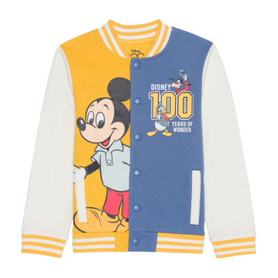 Disney Collection Disney 100 Little & Big Girls Crew Neck Long Sleeve  Minnie Mouse Fleece Sweatshirt, Color: Coral - JCPenney