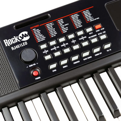 Rockjam 461 Keyboard Piano With Keynote Stickers