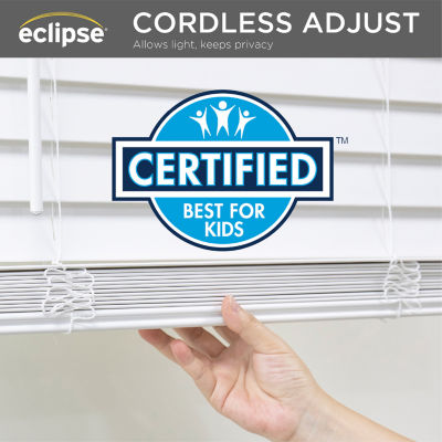 Eclipse Faux Wood 2" Cut-to-Width Cordless Blind