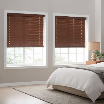 Eclipse Faux Wood 2" Cut-to-Width Cordless Blinds