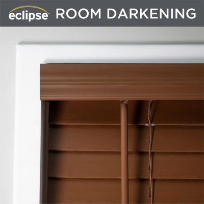 Eclipse Faux Wood 2" Cut-to-Width Cordless Blinds