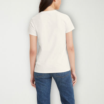 Levi's® The Perfect Tee Womens Crew Neck Short Sleeve T-Shirt