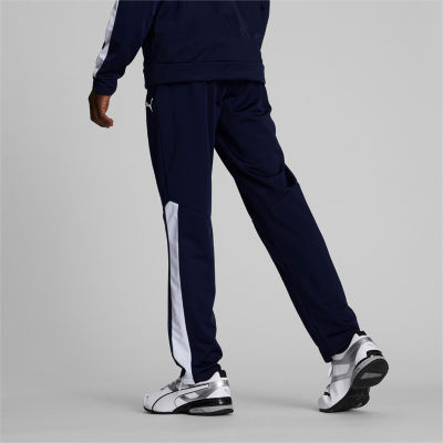 PUMA Contrast Mens Mid Rise Straight Track Pant