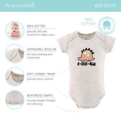 The Peanutshell 0-3m Tiny Dino Baby Unisex 16-pc. Baby Clothing Set