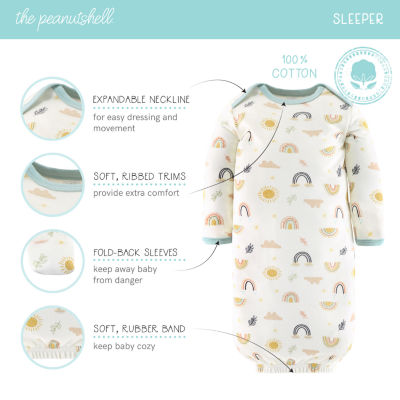 The Peanutshell 0-3m Sunny Side Up Baby Unisex 16-pc. Baby Clothing Set