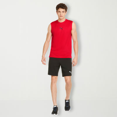 PUMA Rtg Mens Crew Neck Sleeveless Moisture Wicking Muscle T-Shirt