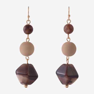 Mixit Gold Tone Drop Earrings